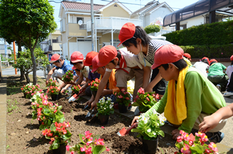 小花植え